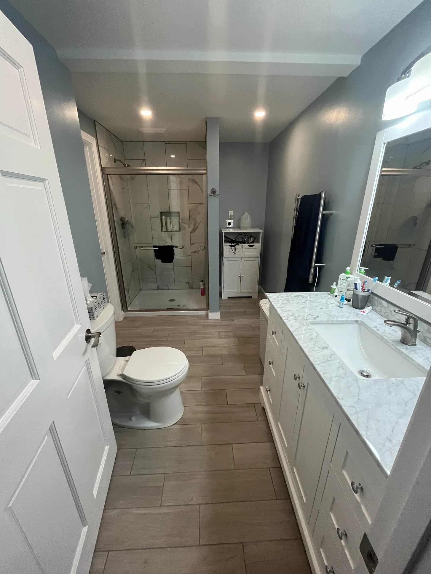 Full bathroom renovation by A&E Home Improvement