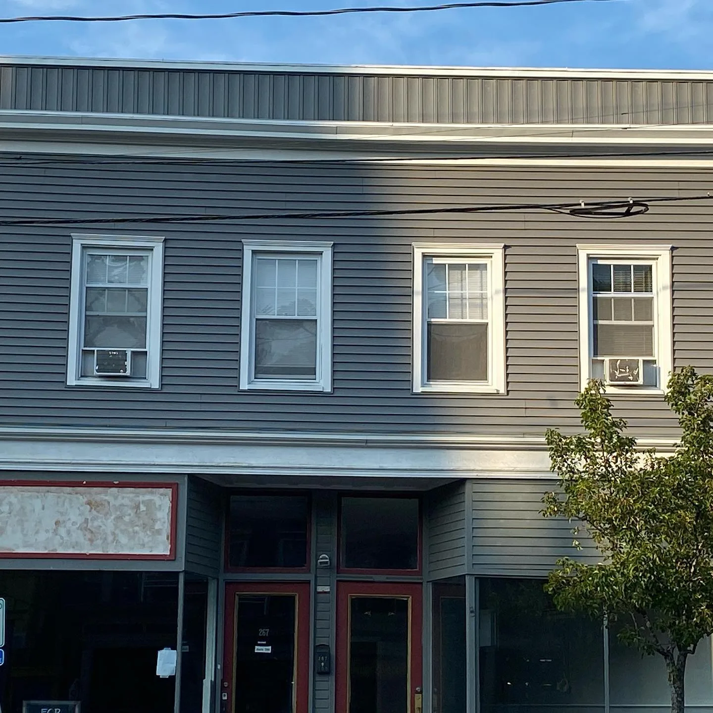 Blue colonial — Siding project in Southern NH by A&E Home Improvement