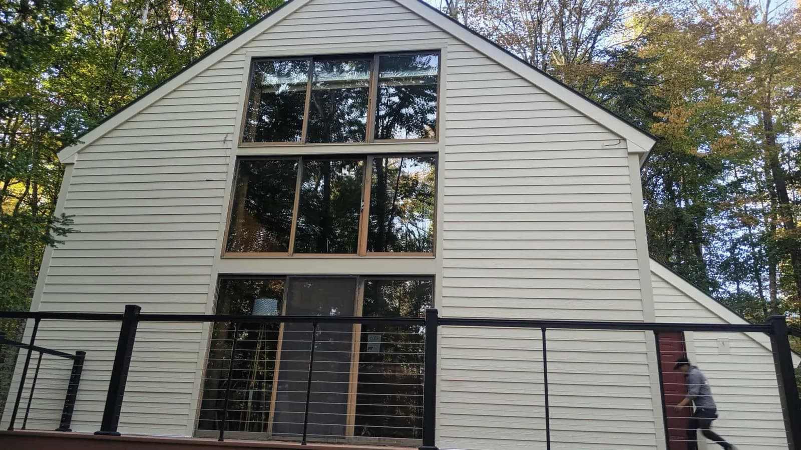 Modern board-and-batten exterior — Siding project in Lakes Region, NH by A&E Home Improvement