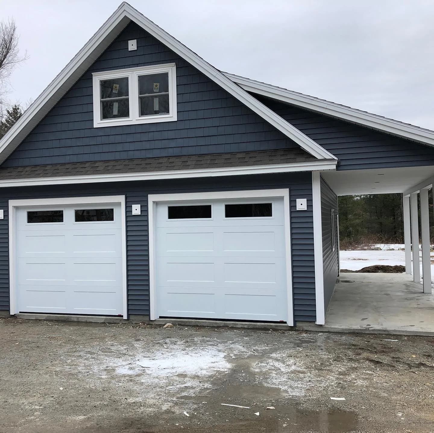 New garage build — Garages project in Central NH by A&E Home Improvement