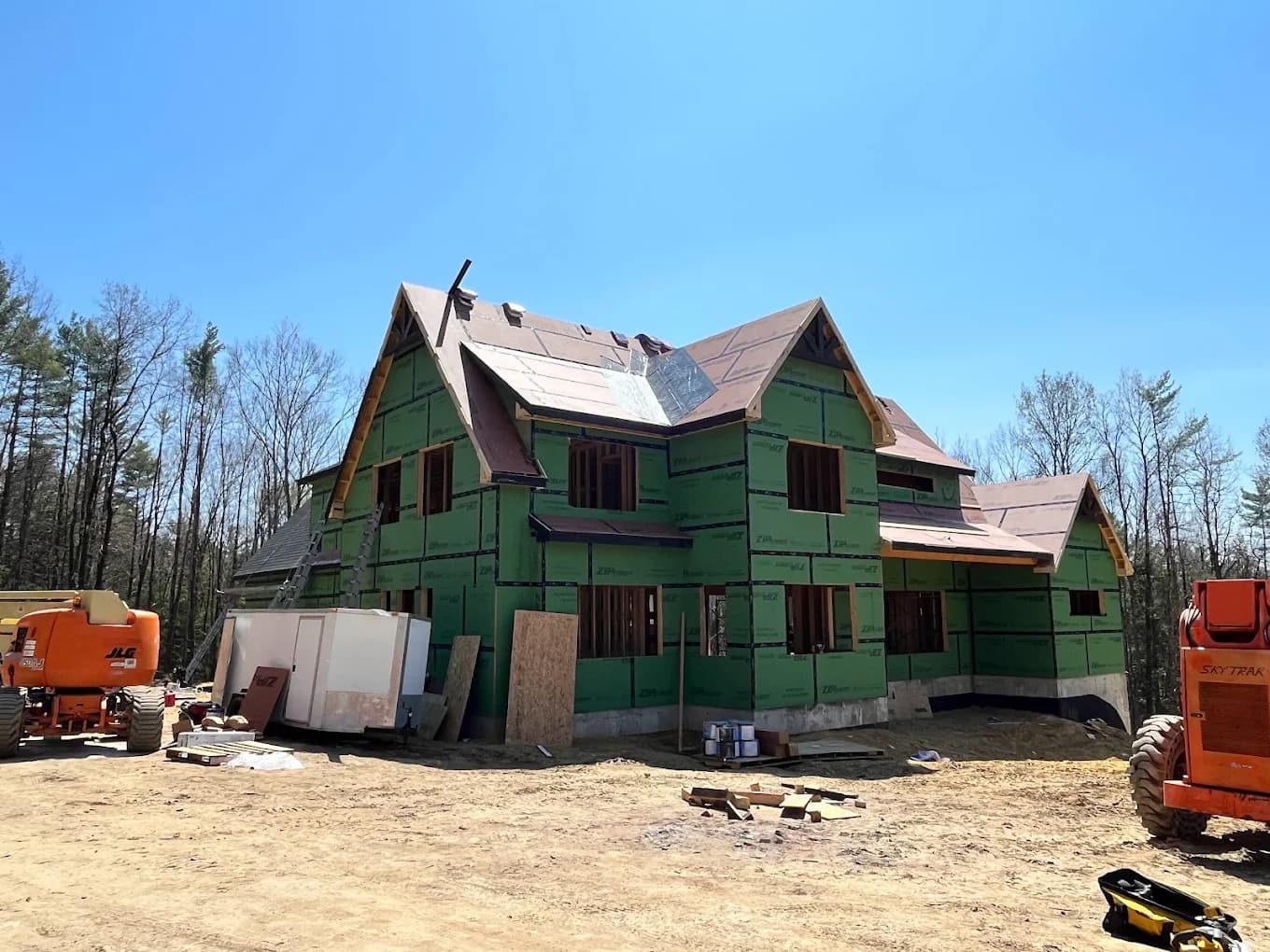 New-construction framing by A&E Home Improvement